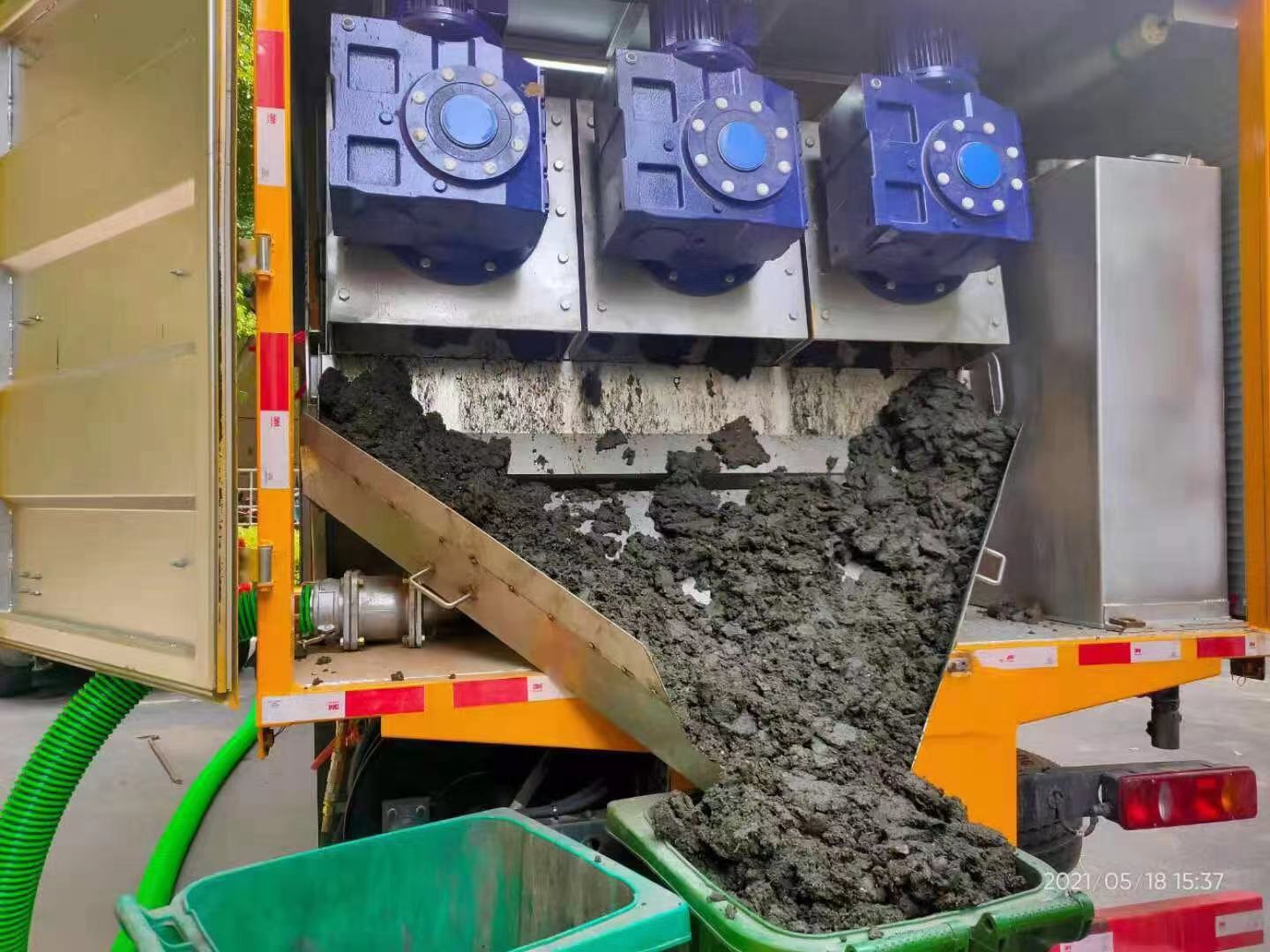 原平化粪池清掏城市维护站-泥浆净化干湿分离处理